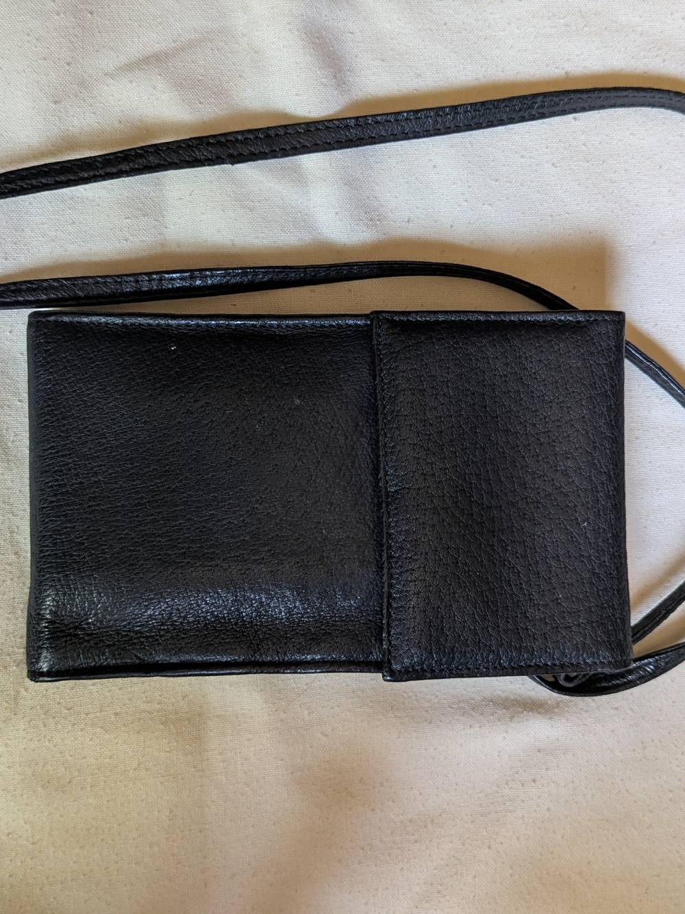 Black Crossbody Phone Pouch